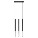 Pakabinamas &scaron;viestuvas SOLLUX MOZAICA 3L juoda/chromo, 12 W