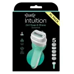 Skustuvas su 4 a&scaron;menimis ir 5 galvutėmis jautriai odai Wilkinson Intuition Sensitive