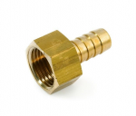 Žalvarinis žarnos antgalis GENERAL FITTINGS, 3/8"x 10 mm, vid. sr.