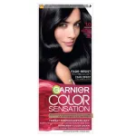 Plaukų dažai Garnier Color Sensation, 1.0 sodri oniksinė juoda