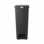 &Scaron;iuk&scaron;lių dėžė BRABANTIA StepUp, su pedalu, tamsiai pilkos sp., 40 L