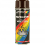 Pur&scaron;kiami dažai atsparūs auk&scaron;tai temperatūrai MOTIP 800&deg;C, rudos sp., 400ml