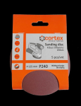 &Scaron;lifavimo diskeliai CORTEX, 125 mm, F320, su veliūru, 5 vnt.