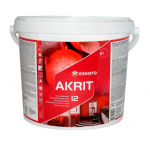 Sienų dažai ESKARO AKRIT 12, pusiau matiniai, baltos sp., A bazė, 4,75 l