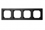 Keturvietis rėmelis EPSILON SLIM LINE, antracito sp.