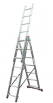 Kopėčios KRAUSE Corda, 3 x 9, universalios, aliuminės, darbinis auk&scaron;tis 620 cm
