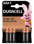 Elementai DURACELL AAA, 5 vnt