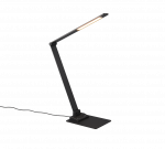 Stalinis LED &scaron;viestuvas TRIO TRAVIS, 13 W, 700 lm, 3000 - 6500 K, juodos sp., 45x14,5x37cm