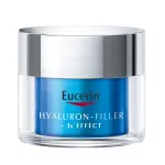 Drėkinamasis naktinis kreminis veido gelis Eucerin Hyaluron-Filler + 3x Effect, 50 ml