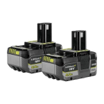 Akumuliatorių komplektas RYOBI ONE+ Compact RB1850X2F24, 18 V, 2 x 5,0 Ah Li-ion