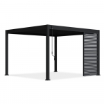 Horizontalios žaliuzės pavėsinėms Pergola ELEGANCE/DELUXE/FUSION 1.3 m, antracito sp. (123.5&nbsp;cm)