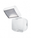 LED prožektorius OSRAM SPOTLIGHT SENSOR, IP54 4W 4000K 260lm 4xD elementai, su jud. davikliu, baltas