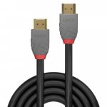 Laidas Lindy Anthra HDMI 2.0 Male, HDMI 2.0 Male, 2 m, pilka