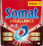 Indaplovių kapsulės SOMAT Excellence 4in1, 75 vnt.