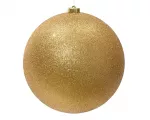Kalėdinis eglės žaisliukas BAUBLE, &scaron;v. auksinės sp., 14 cm, 1 vnt