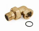 Žalvarinė ardoma jungtis GENERAL FITTINGS, 1/2", kampinė, vid/i&scaron;or