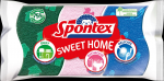 Kempinėlės SPONTEX SWEET HOME, i&scaron; celiuliozės, 3 vnt