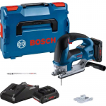 Akumuliatorinis siaurapjūklis BOSCH PRO GST 18V-155 BC, 18V (2x ProCORE18V 4.0Ah , L-BOXX)