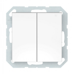 Jungiklis, 2 klavi&scaron;ų, be rėmelio Vilma QR1000, baltos sp.