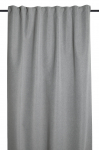 Naktinė užuolaida PORTLAND PAN RUFLETTE, su juosta, pilkos sp., 135 x 250 cm, 100 % PES