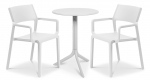 Lauko baldų komplektas TRILL/STEP 2+1, Bianco