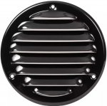 Metalinės ventiliacijos grotelės MR125M, DN125, apvalios, juodos sp.