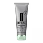 Valomoji veido kaukė-&scaron;veitiklis Clinique All About Clean 2-in-1 Charcoal Mask + Scrub, 100 ml