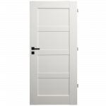 Durų varčia DOMIDOR EURO, baltos spalvos, 744 x 2030 mm, de&scaron;inė