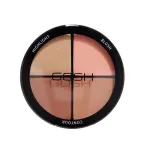Kontūravimo paletė Gosh Highlight Blush Contour 4in1, 002 Medium, 15 g