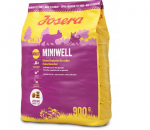 Sausas &scaron;unų ėdalas JOSERA Miniwell, su pauk&scaron;tiena, 900 g