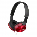 Laidinės ausinės Sony MDR-ZX310, raudona sp.
