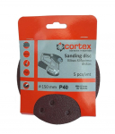 &Scaron;lifavimo diskeliai CORTEX, 150 mm, 15 skylių, F40, su veliūru, 5 vnt.