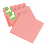 Lipnūs lapeliai neon rausva, 76x76 mm , 75 vnt