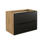 Vonios spintelė COMAD Luxor Black 82-90-2S. juoda
