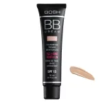 BB kremas Gosh BB Cream Foundation Primer Moisturizer SPF15, 02 Beige, 30 ml