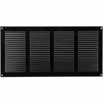 Metalinės ventiliacijos grotelės MR4020M, 400 x 200 mm, juodos sp.