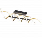 Lubinis LED &scaron;viestuvas TRIO SEQUENCE, 41W 2300/3000/4000K 5000lm Switch Dimmer 20x90x23cm