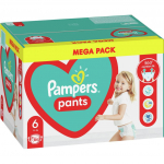 Sauskelnės-kelnaitės PAMPERS Pants, Mega Pack, 6 dydis, 84 vnt.