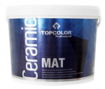 Sienų dažai su keramikos priedais TOPCOLOR CERAMIC MAT, visi&scaron;kai matiniai, baltos sp., 5 l