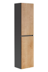 Vonios spintelė COMAD MONAKO GREY OAK 800 - FSC, pilka