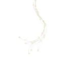 Elektrinė girlianda-FONTANAS SILVER WIRE, 48 LED, &scaron;iltai balta, 0.73 m