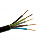 Instaliacinis kabelis H05RR-F (RWPK), 5 x 1,5 mm&sup2;, gumuotas, 100 m