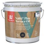 Terasų ir lauko baldų aliejus TIKKURILA VALTTI PLUS TERRACE OIL, juodos sp., 2,7 l