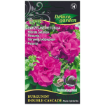 Darželinių petunijų sėklos DOUBLE CASCADE BURGUNDY, 8 vnt