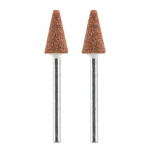 &Scaron;lifavimo akmenys RYOBI RAR505-2, 7,9 mm, kūgio formos, metalui &scaron;lifuoti ir galąsti, 2 vnt.