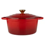 Ketaus puodas su dangčiu UNIWELL, 24 cm, 3,9l