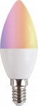 I&scaron;manioji LED lemputė SPECTOR LIGHT, E14, C37, 5W, 480 lm, RGB&DIM, SMART + WiFi+ pultelis