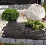 Agrotekstilė nuo piktžolių Bradas, 50 g/m&sup2;, 3.2 x 50 m, neaustinė, juoda