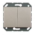 Jungiklis be rėmelio XP 500, IP44, 2 klavi&scaron;ų, &scaron;ampano sp., P510-020-04