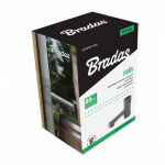 Lietaus vandens surinktuvas / gaudyklė su vožtuvu Bradas, 80mm, rudas